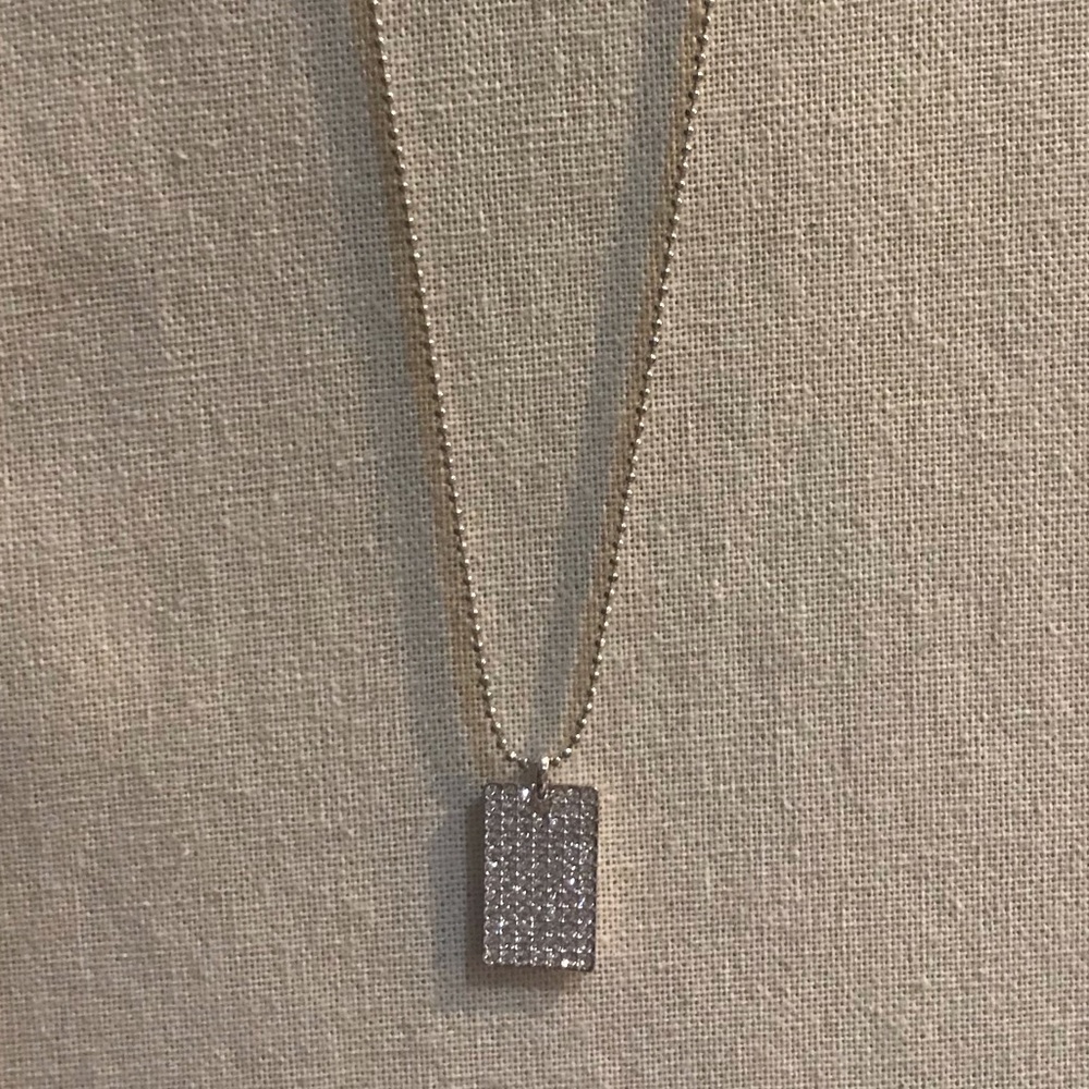 Touchstone Crystal Pave Dogtag